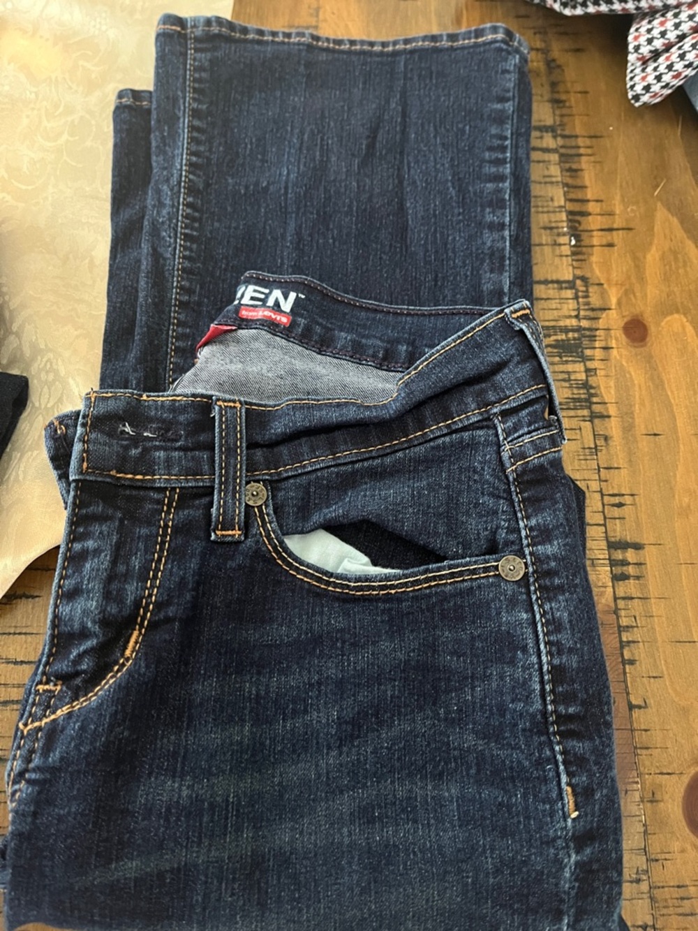 Denizen from Levi's Dark Blue Flare Jeans